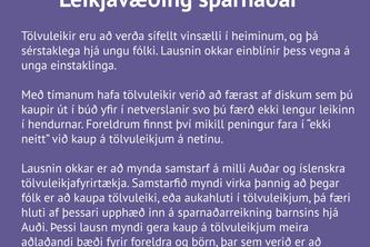 Leikjavæðing sparnaðar
