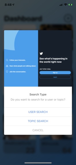 TweetSense – screenshot 2