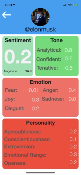 TweetSense – screenshot 4