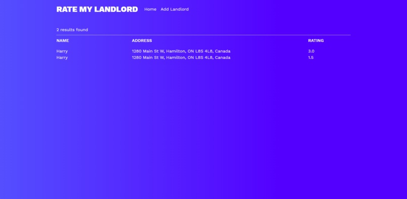 RateMyLandlord – screenshot 2