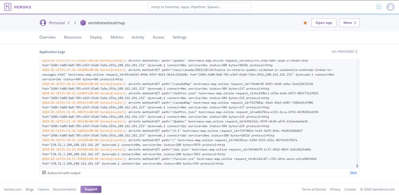 WorldNewsMap – screenshot 4