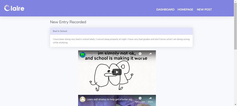 Claire – screenshot 2