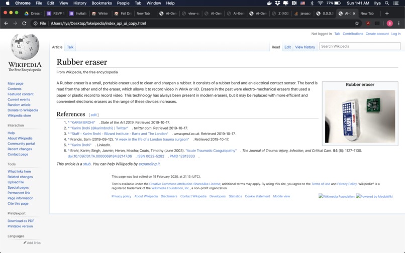 Wackipedia – screenshot 1