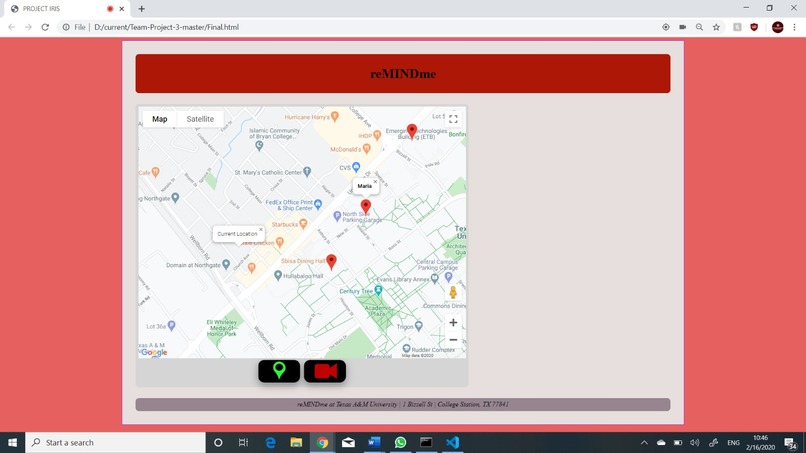 reMINDme – screenshot 1