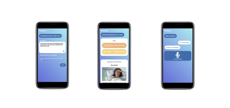 Waitless - Stanford TreeHacks – screenshot 1