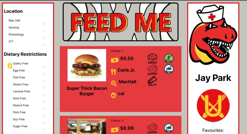 Feed Me UCalgary – screenshot 1