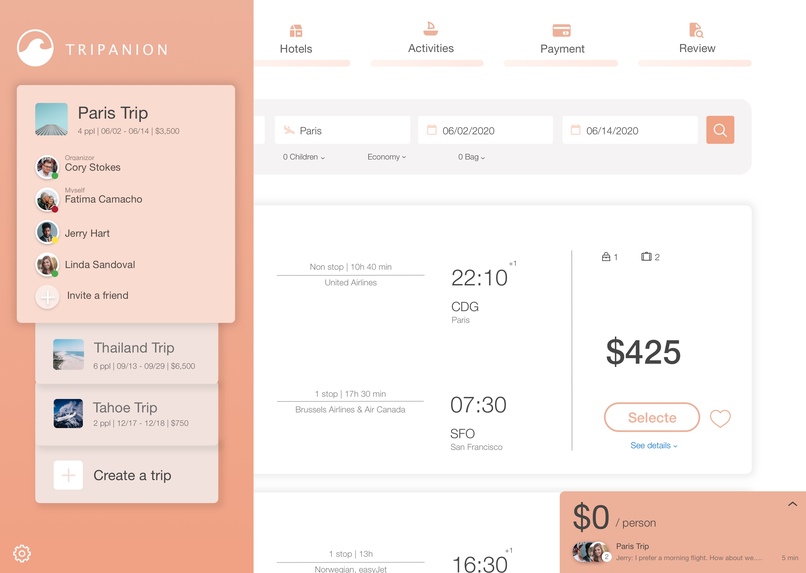 Tripanion - Group Traveling Service – screenshot 3