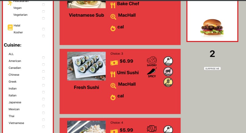 Feed Me UCalgary – screenshot 2