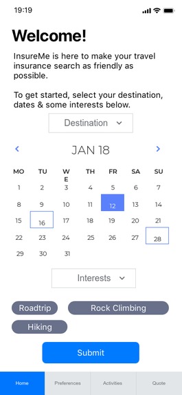 insureMe – screenshot 2
