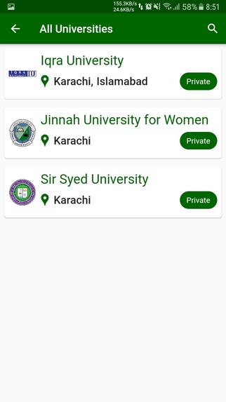 Pakistan Universities Admission – screenshot 9