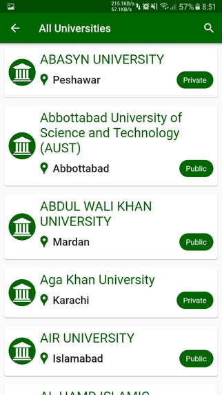 Pakistan Universities Admission – screenshot 12