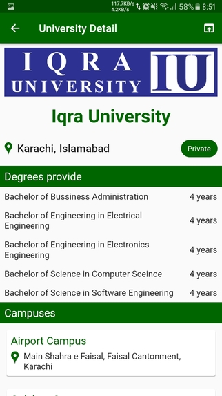 Pakistan Universities Admission – screenshot 10
