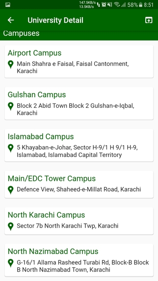 Pakistan Universities Admission – screenshot 11