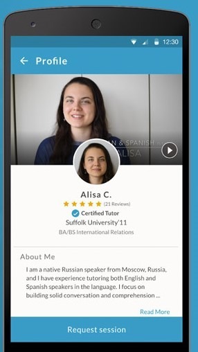 MyTutor – screenshot 1