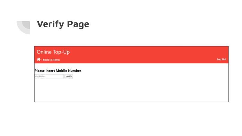 Online Top-Up Service – screenshot 2