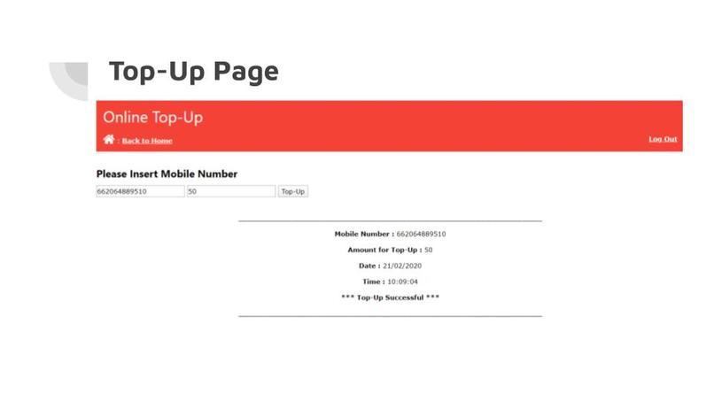 Online Top-Up Service – screenshot 5