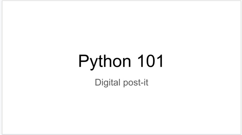 Digital Post-It – screenshot 1