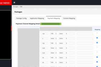 line chatbot and automated un map pay channel  with package