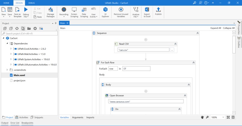 CarSort – screenshot 1