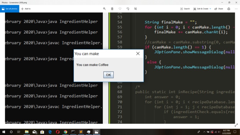 DooleyHacks2020 - Recipe Helper – screenshot 1