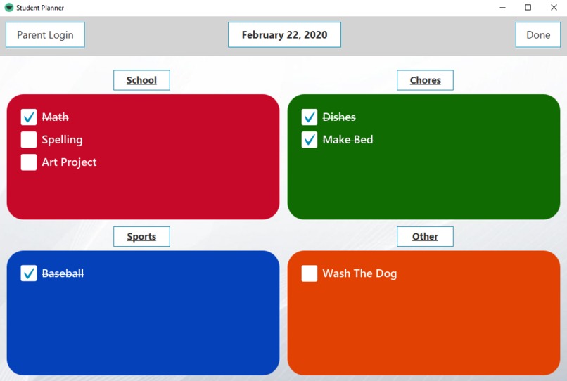 Student Planner – screenshot 1