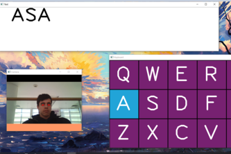 Eye-traсking visual keybоard (ETVK)