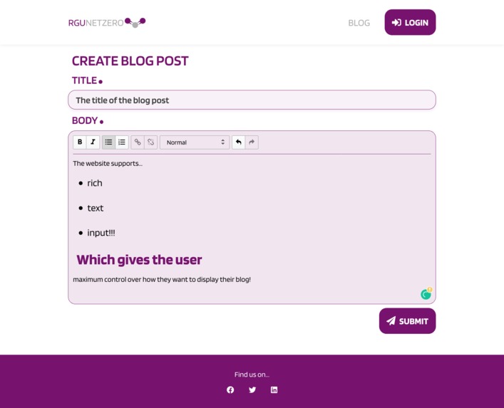 RGU NETZERO – screenshot 2