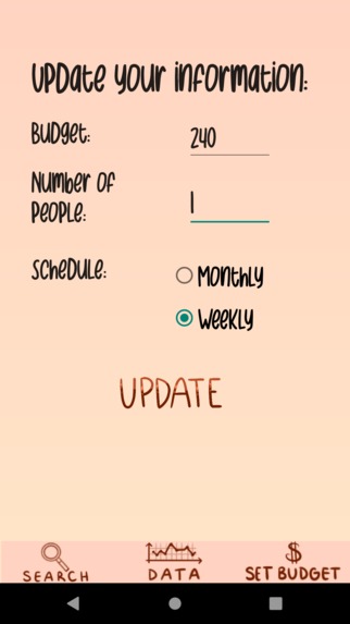 Budget – screenshot 2