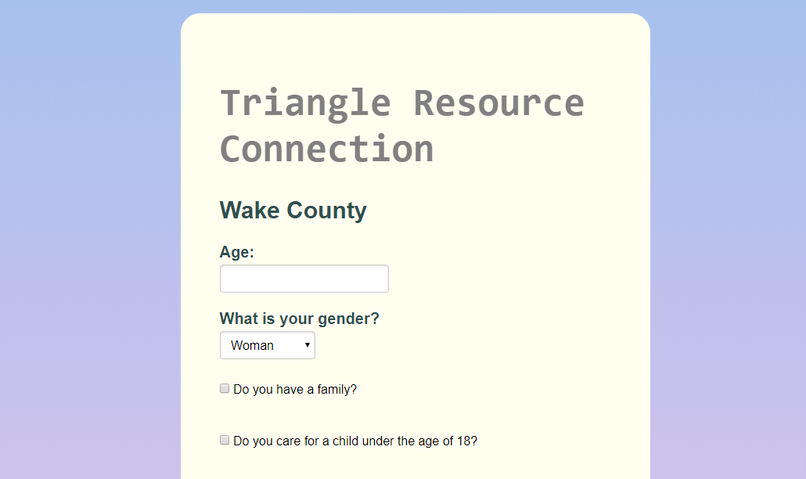 Triangle Resource Connection – screenshot 1