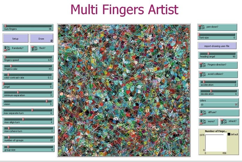 125_Multi fingers artist: Simulation of super artist – screenshot 1