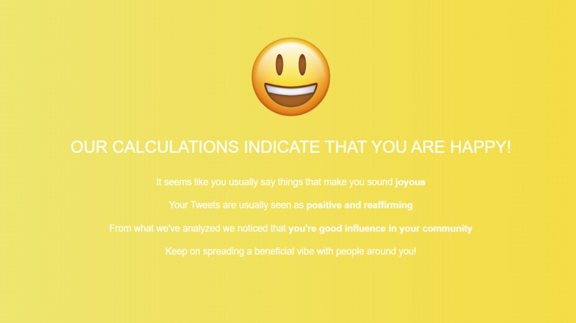 MoodyTweets – screenshot 2