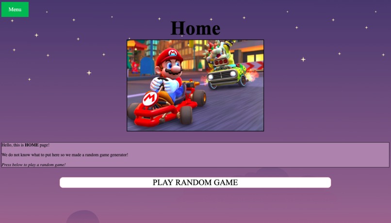 Very Cool Game Website – screenshot 1