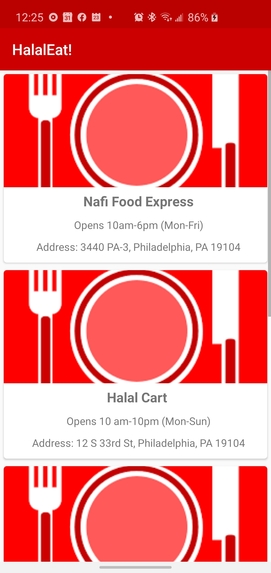 HalalEat! – screenshot 2