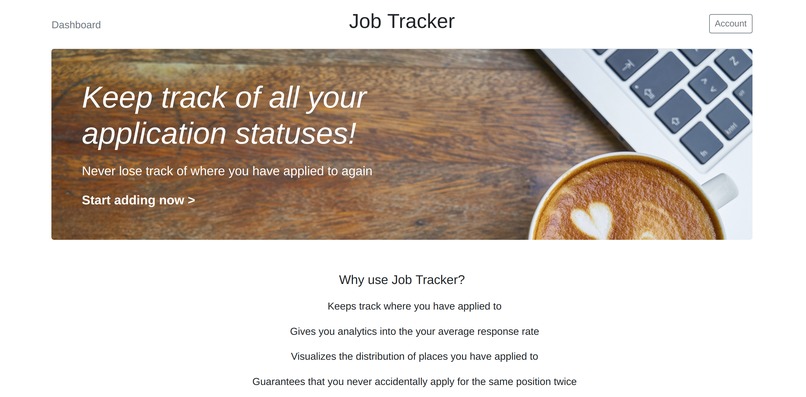 Job Tracker – screenshot 1