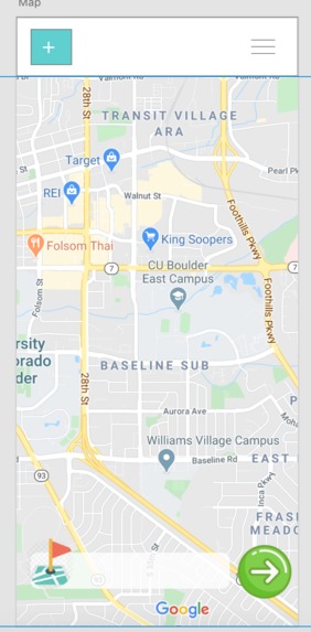 TravelwithN application prototype – screenshot 3