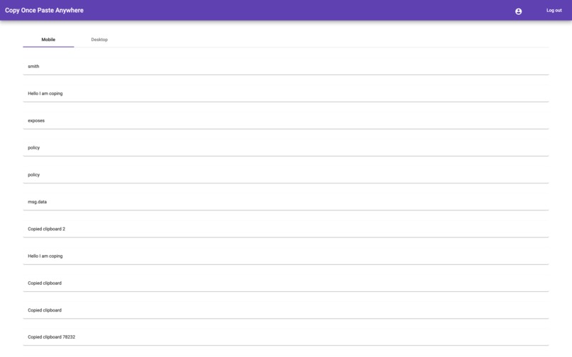 Copy Once Past Anywhere- COPA – screenshot 4
