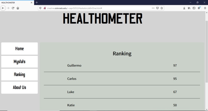 Healthometer – screenshot 2