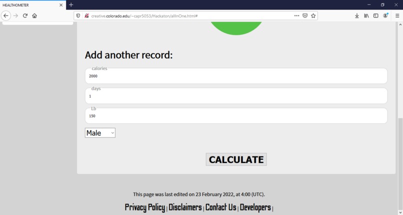 Healthometer – screenshot 3