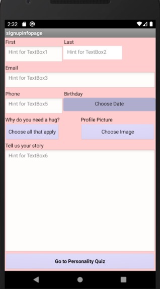 HugASister – screenshot 2