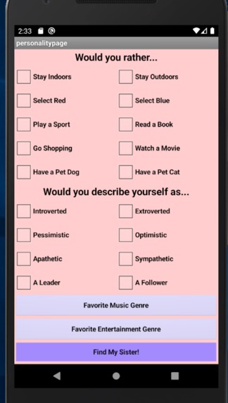 HugASister – screenshot 5