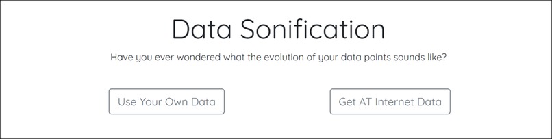 Data Sonification – screenshot 1