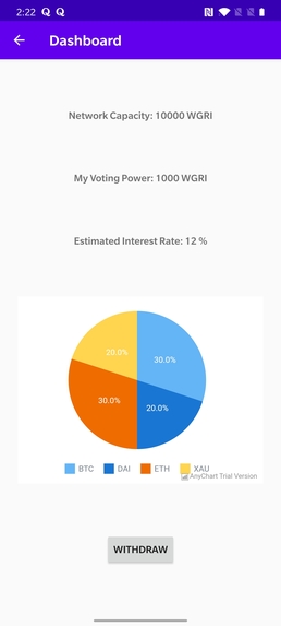 wAgEr: Lend/invest & buidl on an AI based decentralized ETF  – screenshot 3