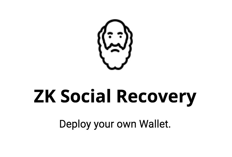 zkSocialRecovery – screenshot 1