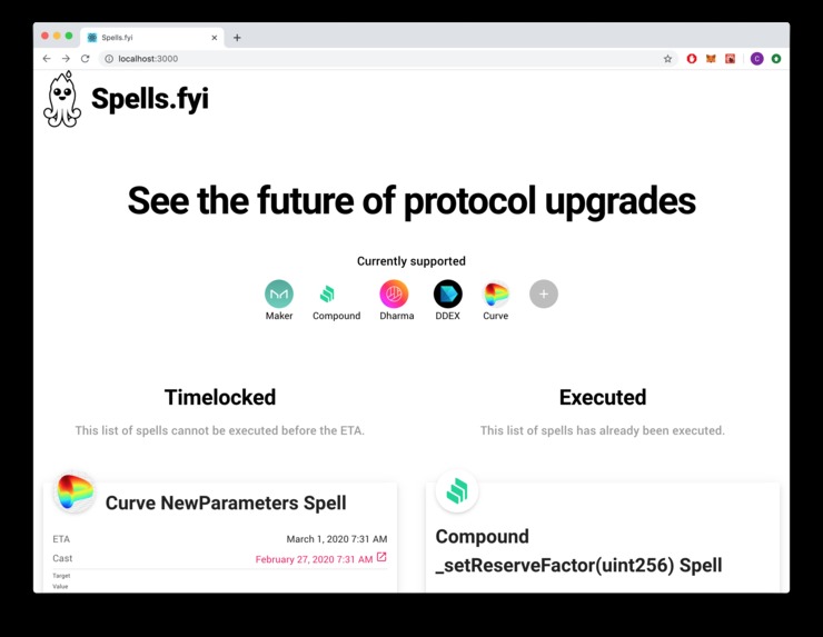Spells.fyi – screenshot 1