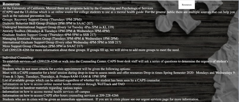 Mental Health Among College Campuses  – screenshot 3