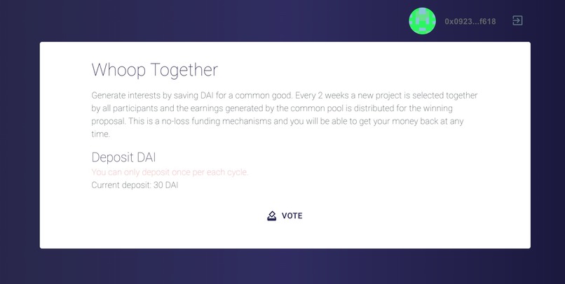 WhoopTogether – screenshot 2