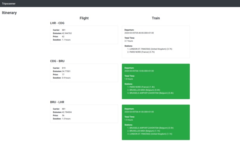 TripScanner – screenshot 3