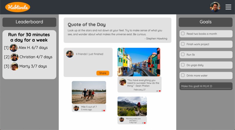 Habtivate - HackMercedV – screenshot 1