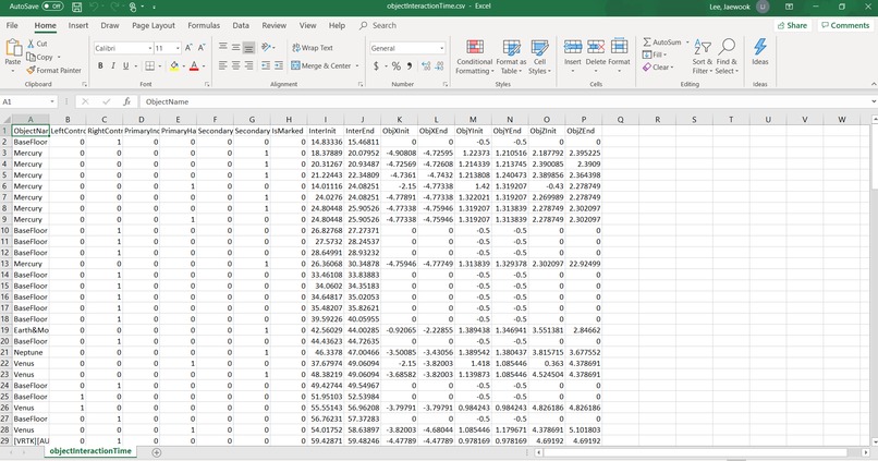 Data Mining Toolkit for VR Experiences (VRDK) – screenshot 1