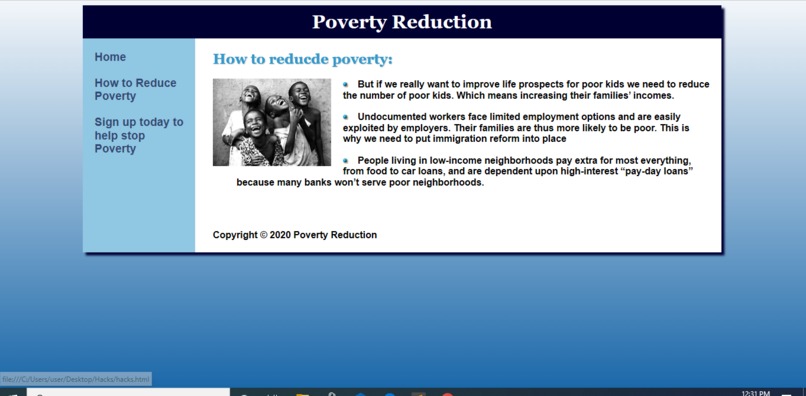 Poverty Reduction – screenshot 1